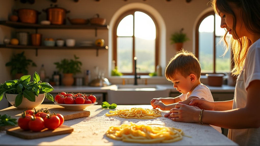 family friendly tuscan farm cooking