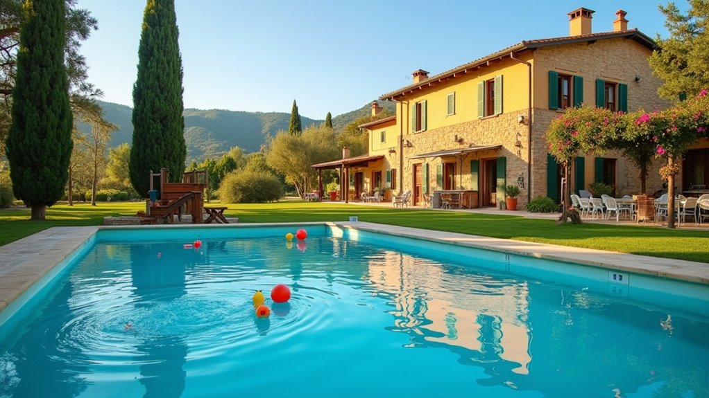 family friendly umbrian villa stay