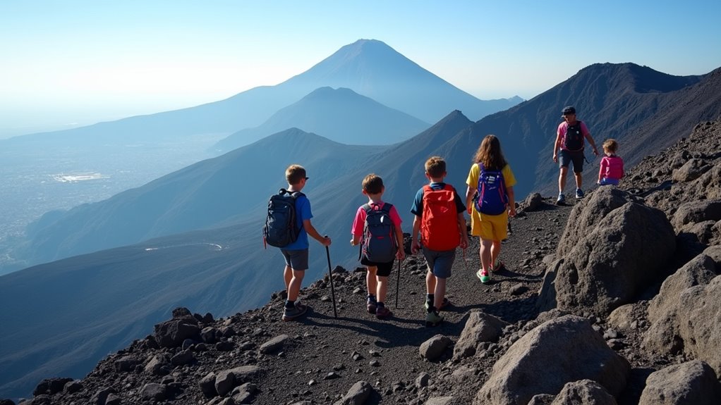 family friendly vesuvius hike