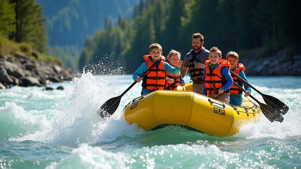 family friendly white water rafting