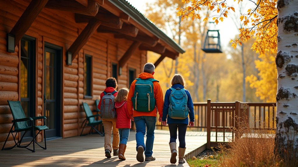 family friendly woodland lodges