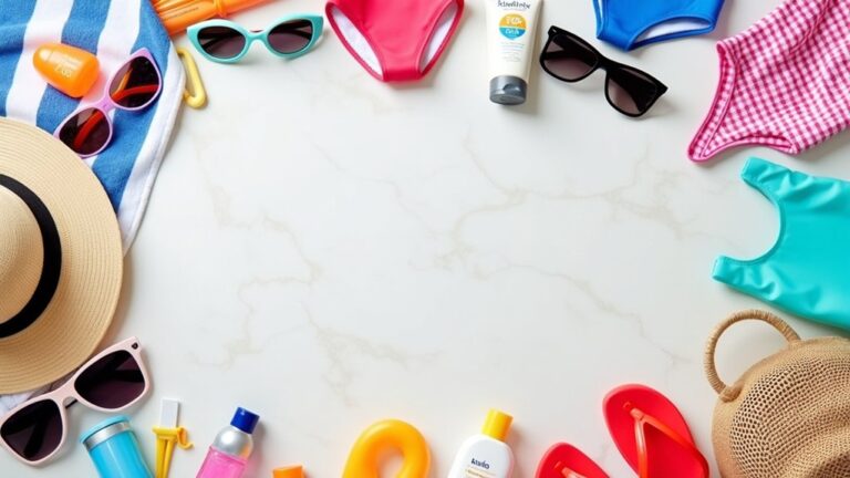 family summer holiday packing