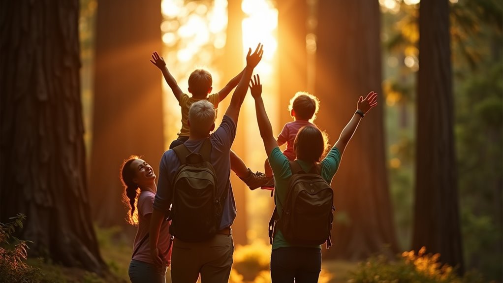 family travel inspiring moments