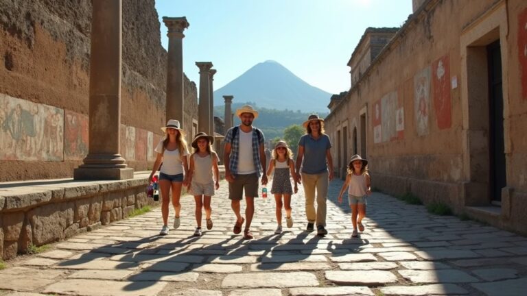 family travel tips pompeii