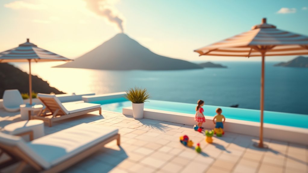 family volcano viewing excursion