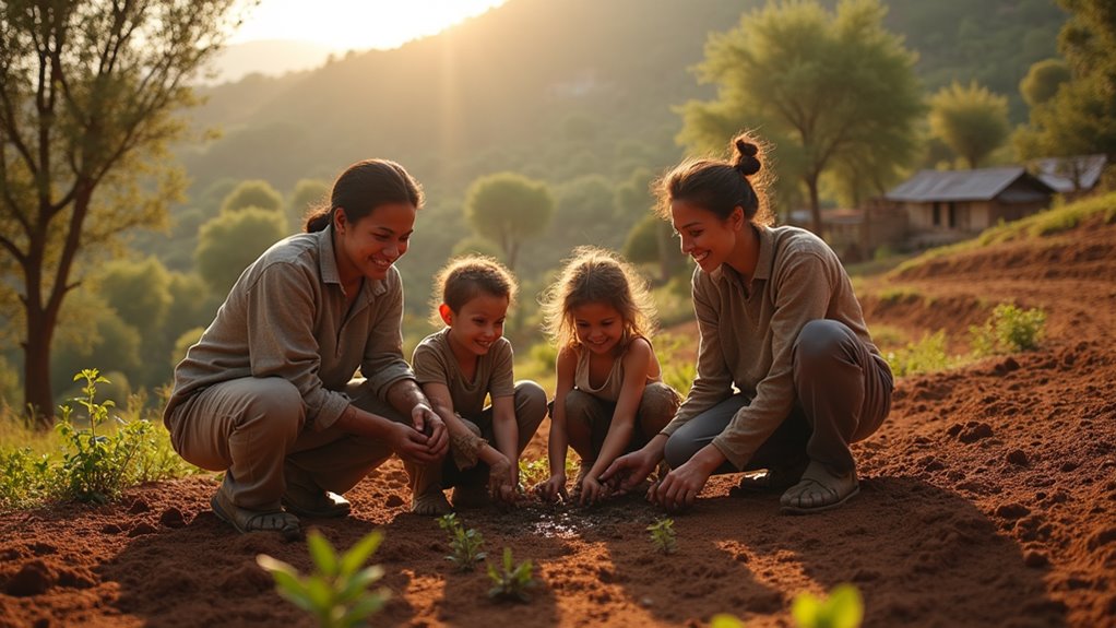 family volunteer rural impact