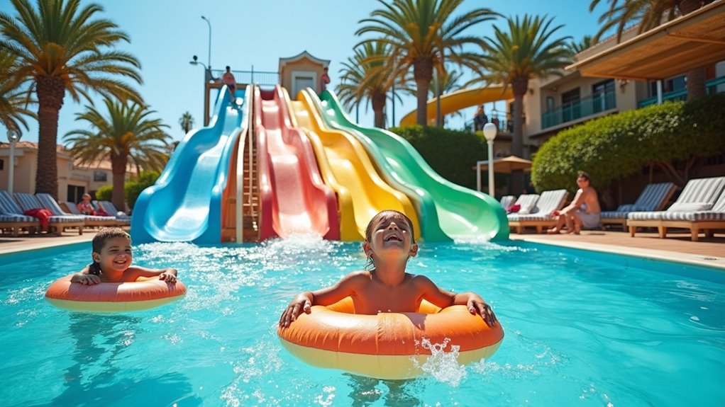 family water fun and relaxation