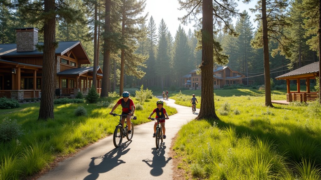 family woodland lodge adventure