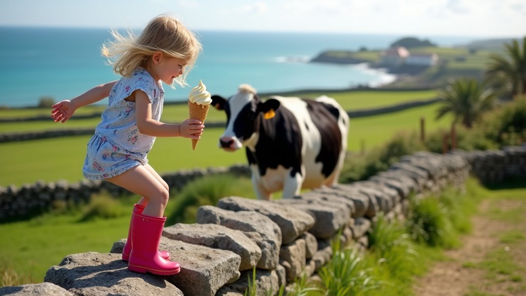 farm tour and ice cream