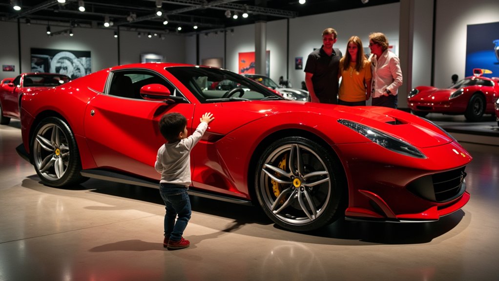 ferrari museum racing legends