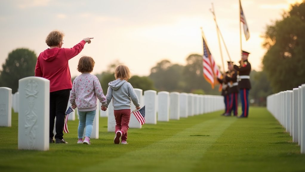 flag lowering memorial ceremony