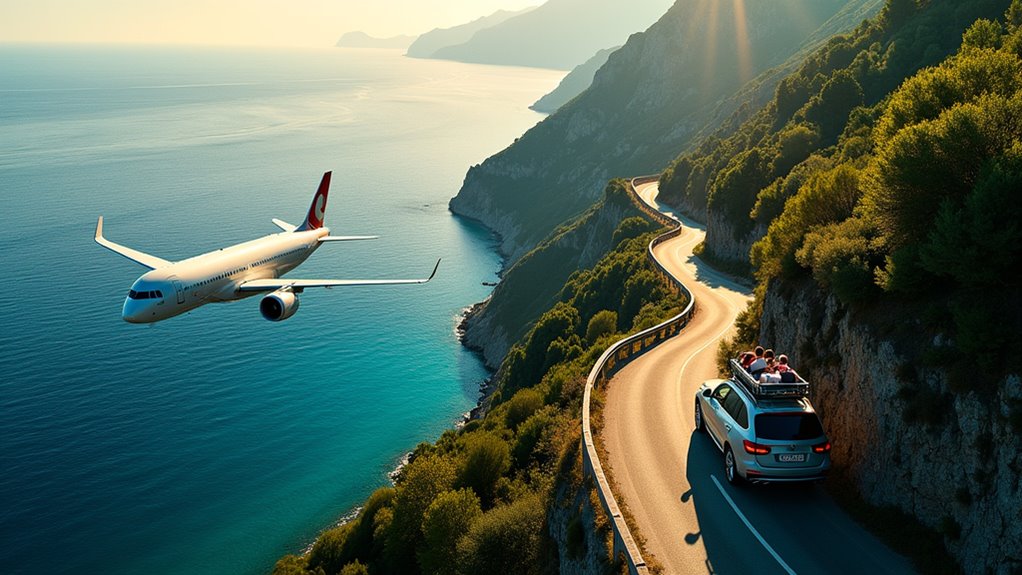 flying vs driving options