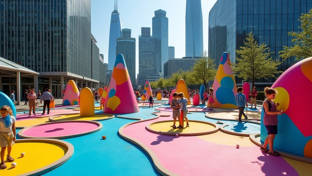 free vibrant mini golf