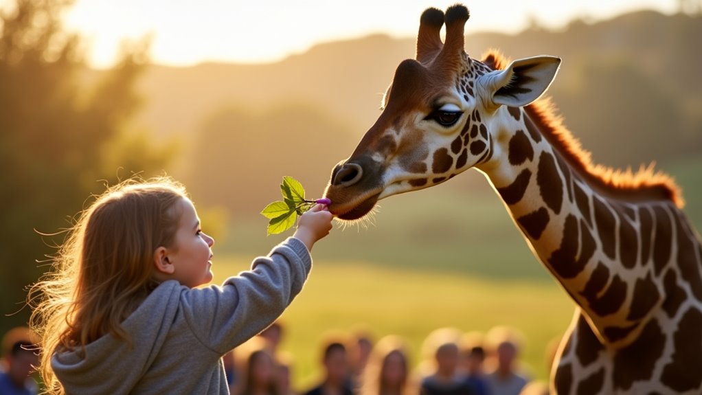 giraffe experiences require booking