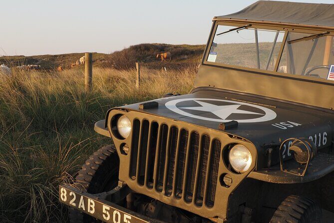Guided tour from Utah Beach to Omaha Beach with Jeep immersion - The Jeep Experience: A Step Back in Time