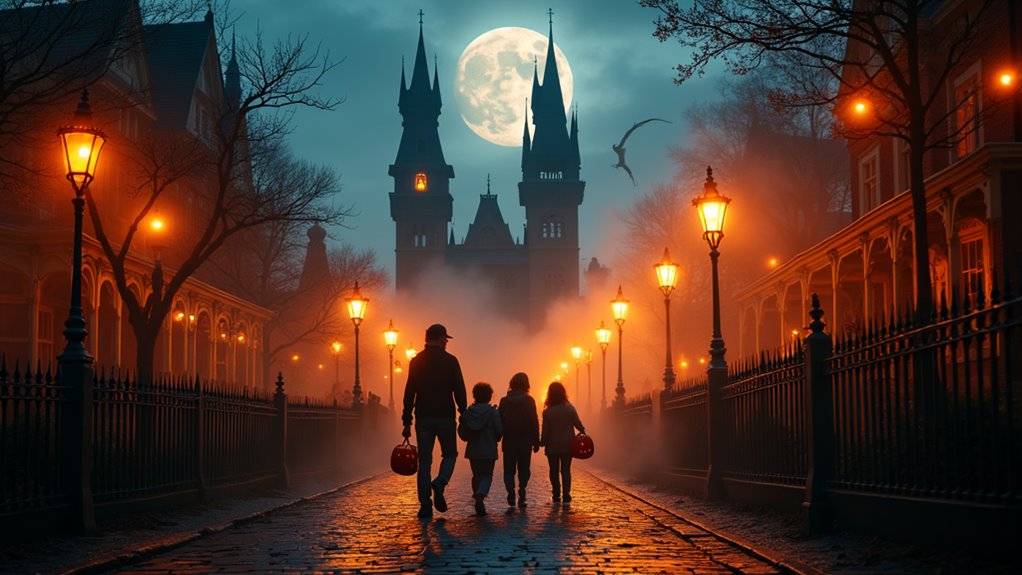 halloween theme park attractions