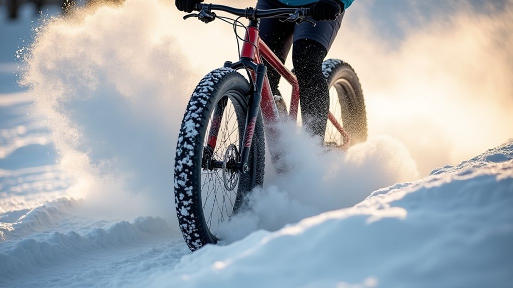 high cadence snow riding