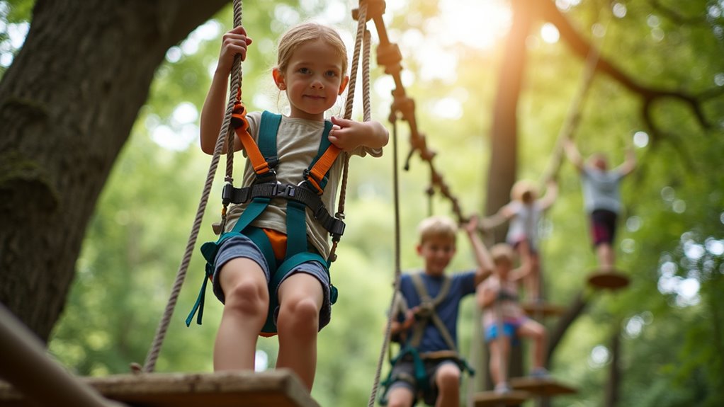 high nets adventure course
