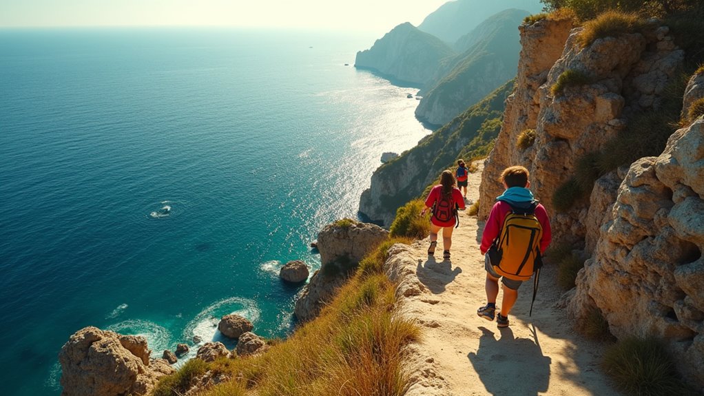 hiking fortresses cliff views