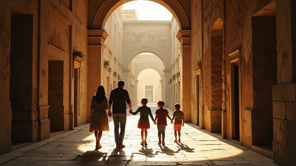 historic family friendly roman ruins