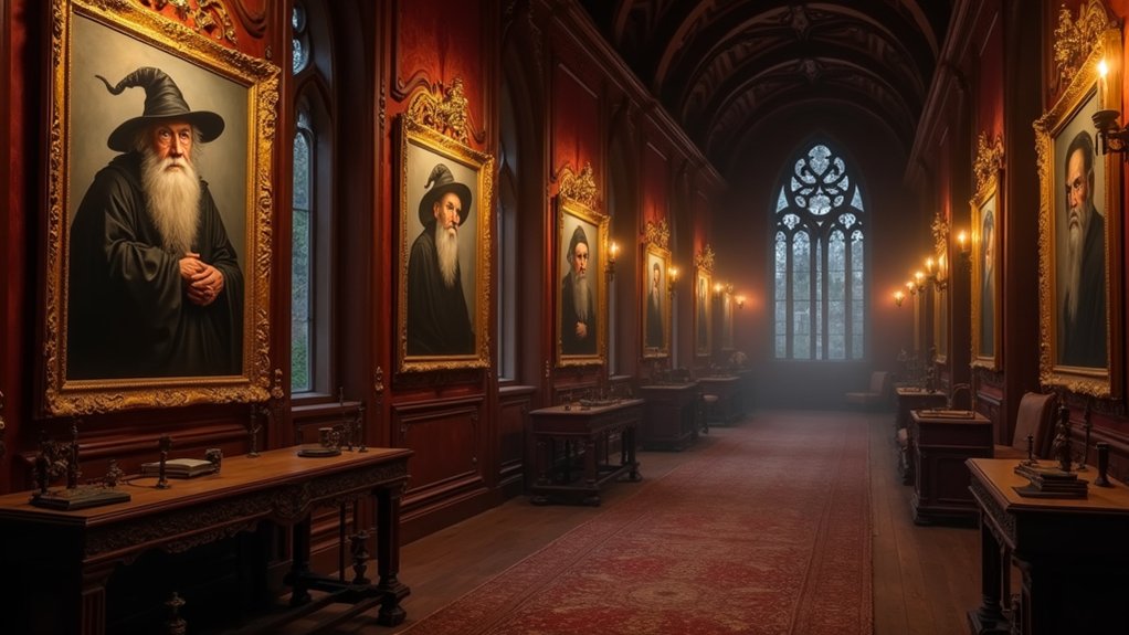 hogwarts headmasters portrait gallery