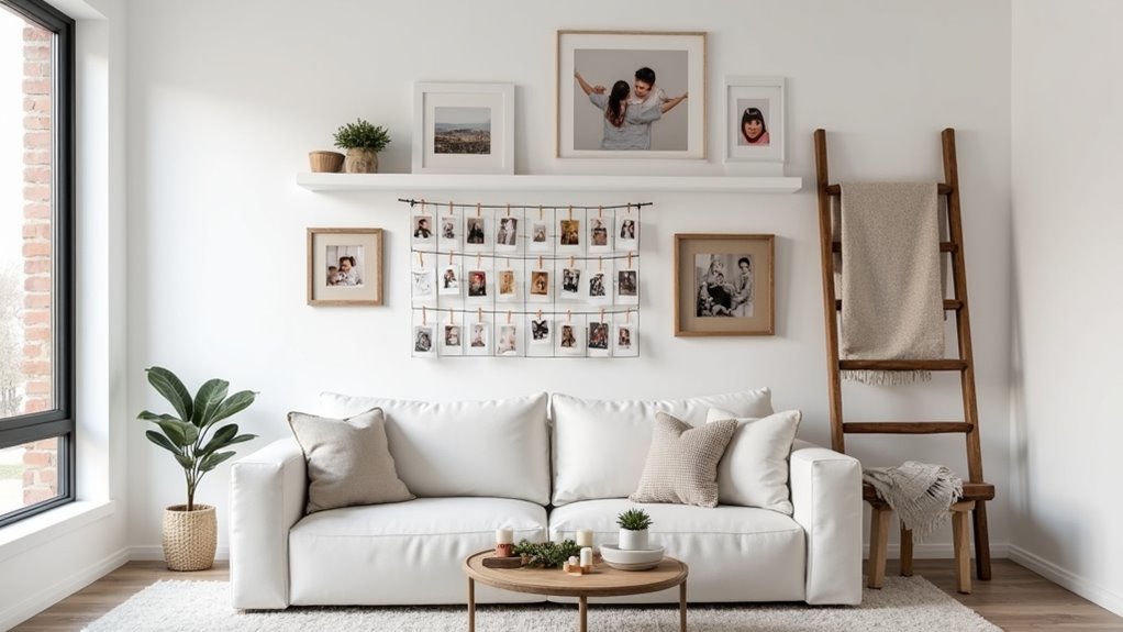 holiday photo display ideas