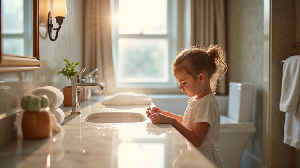 hotel bathrooms promote water conservation