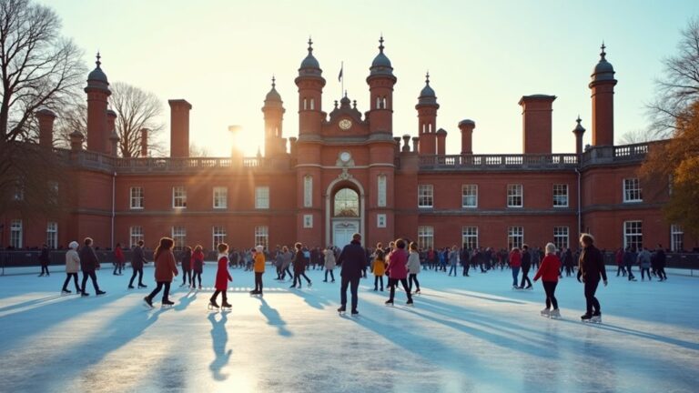 ice skating at hampton palace