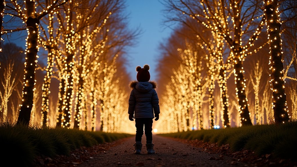 illuminated kew gardens christmas trail
