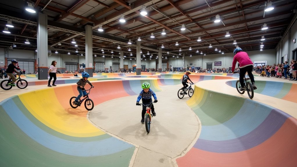 indoor bike park thrills
