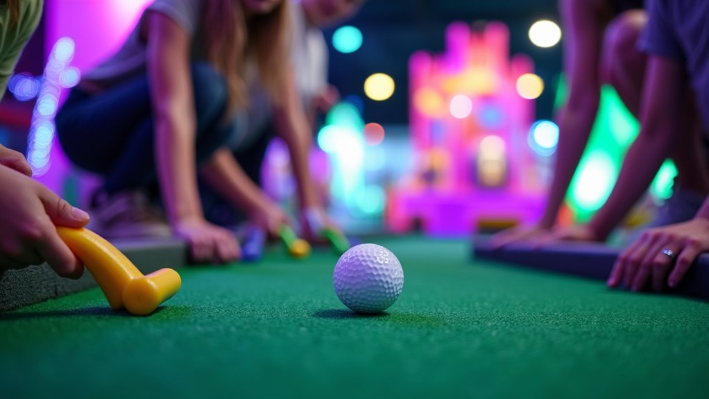 indoor interactive themed mini golf
