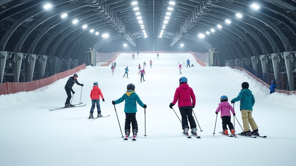 indoor ski experience affordable family friendly