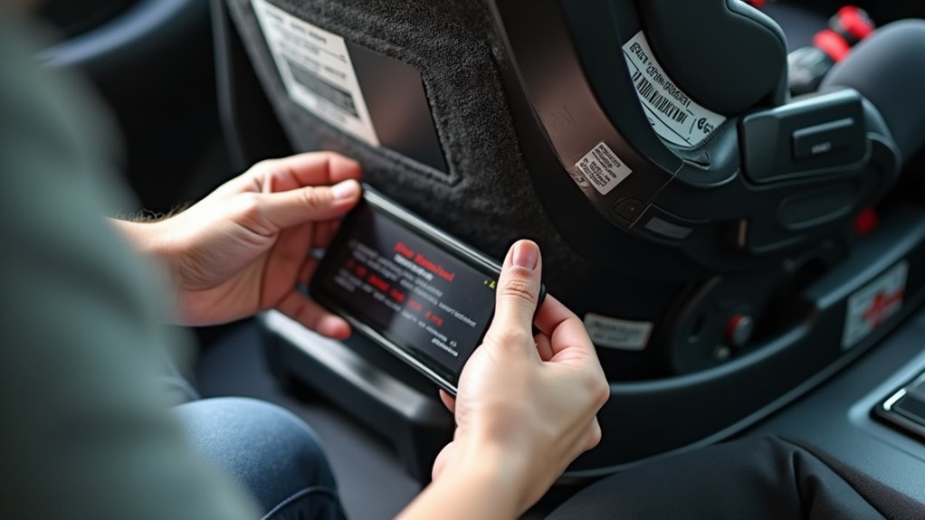 inspect seat for safety