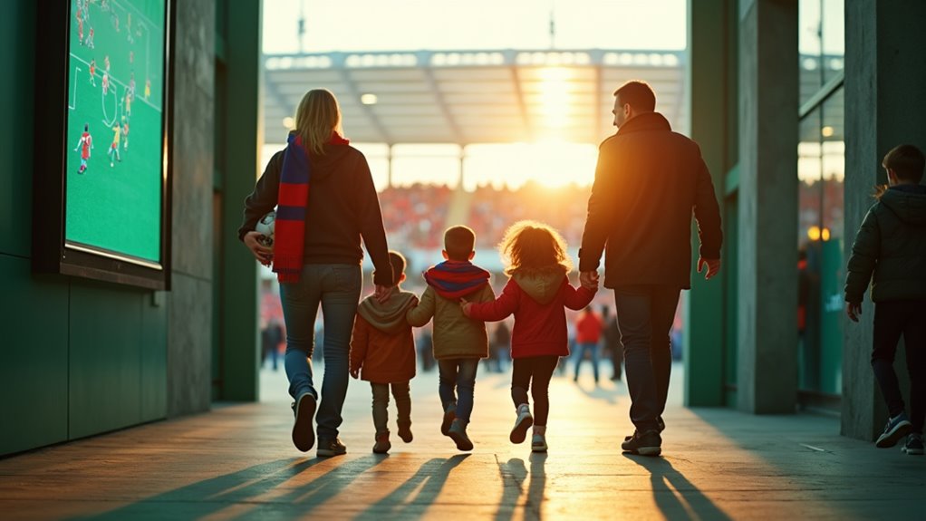 interactive family football event