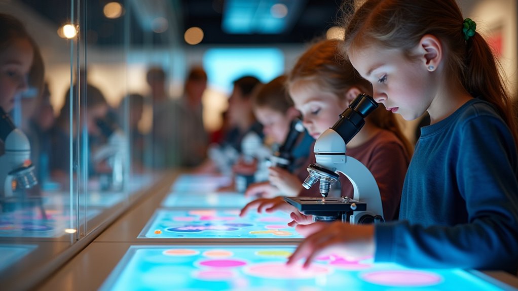 interactive science exhibits july 2025