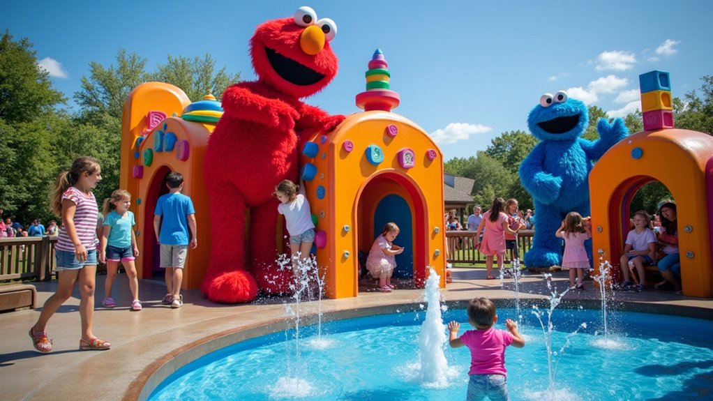 interactive sesame street playground