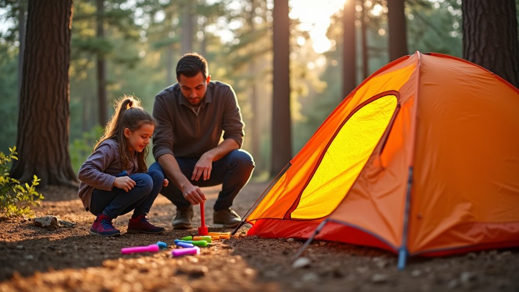 involve kids in camping