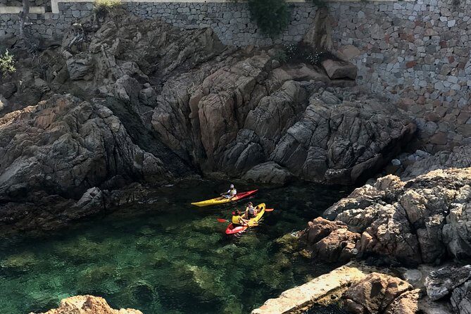 Kayak excursion in Playa de Aro - The Itinerary in Detail