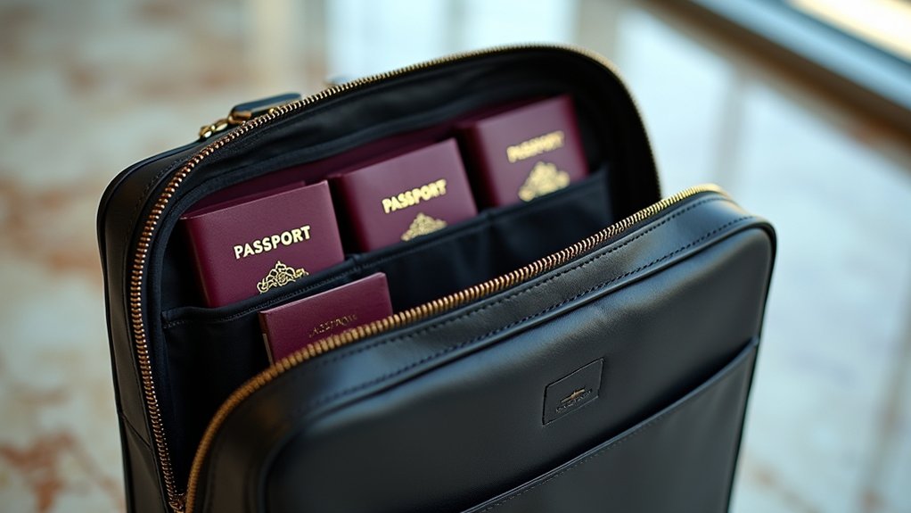 keep passports in carry on