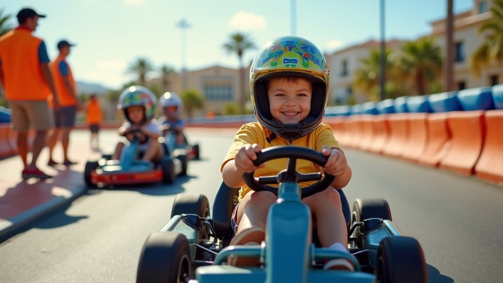 kid friendly go kart tracks