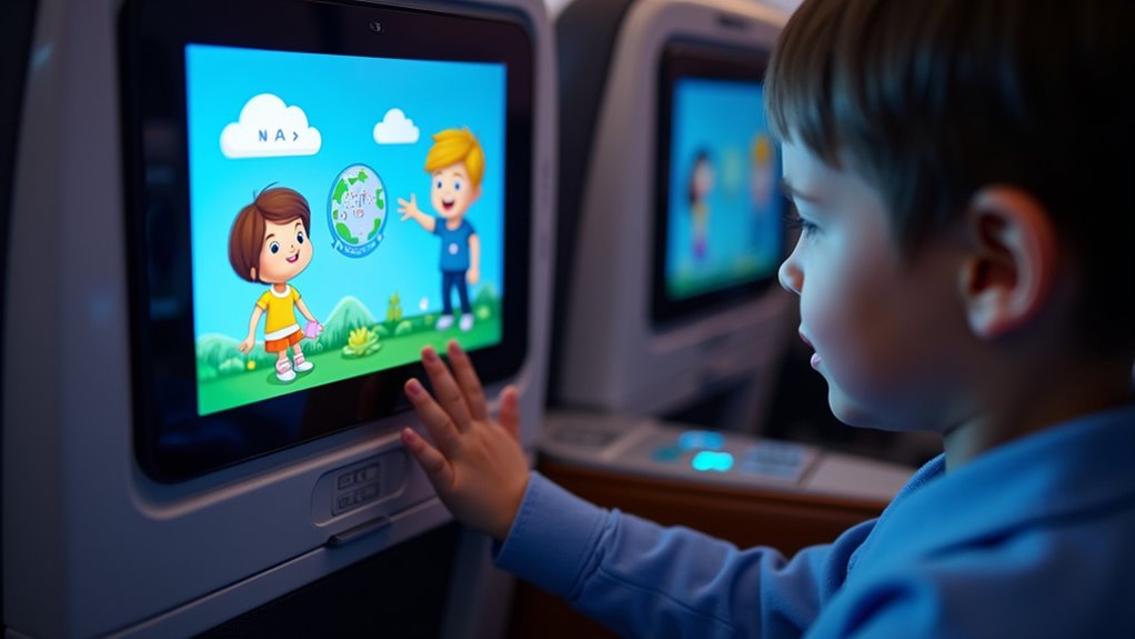 kids educational in flight entertainment