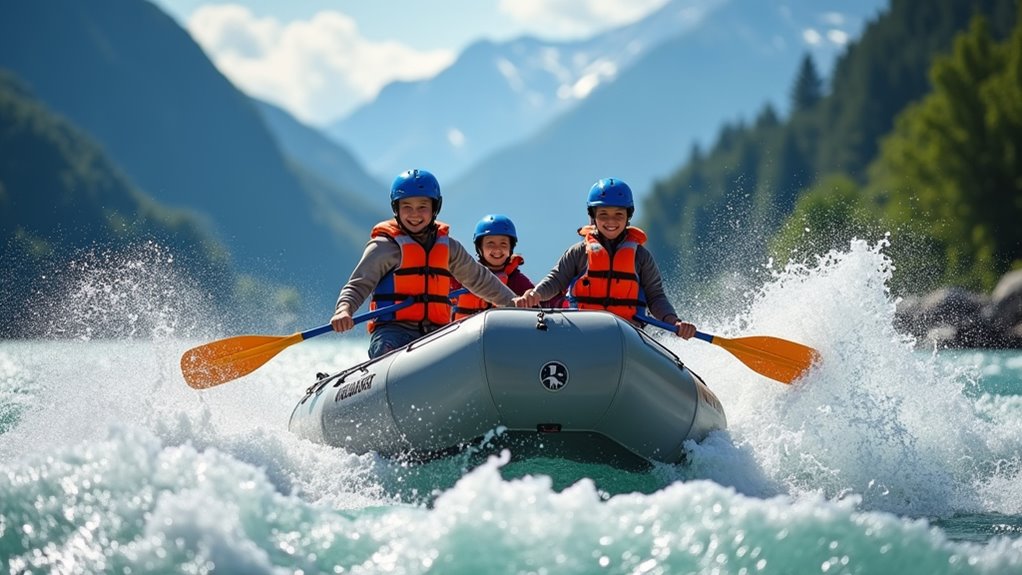 kids rafting adventure safety