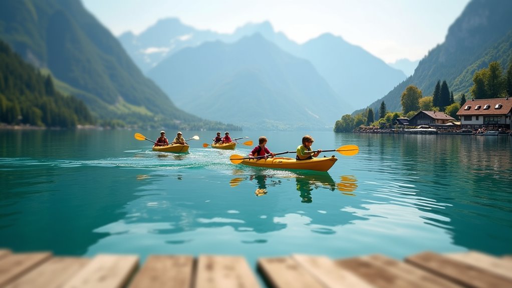 lake activities with family friendly amenities