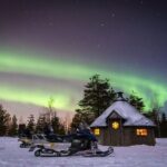 Levi Northern lights by snowmobile - The Experience of Snowmobiling in Lapland