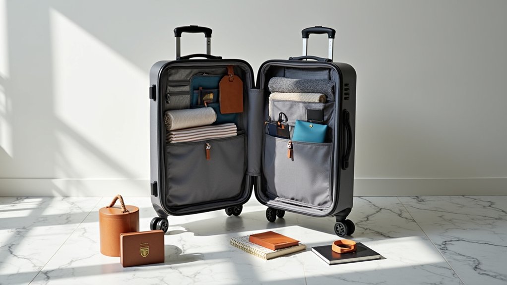 lightweight expandable family suitcase
