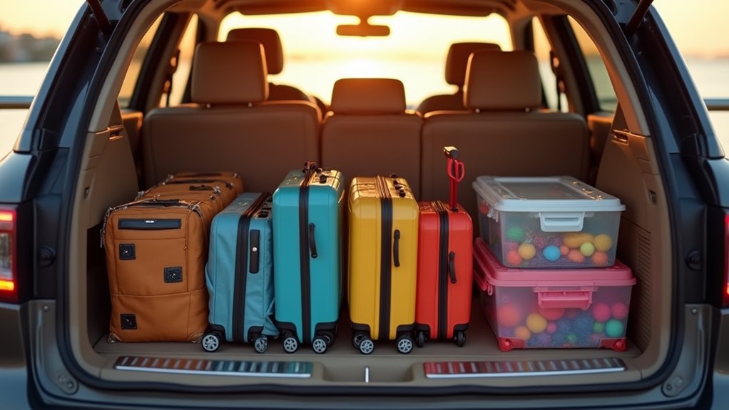 load vehicle for luggage