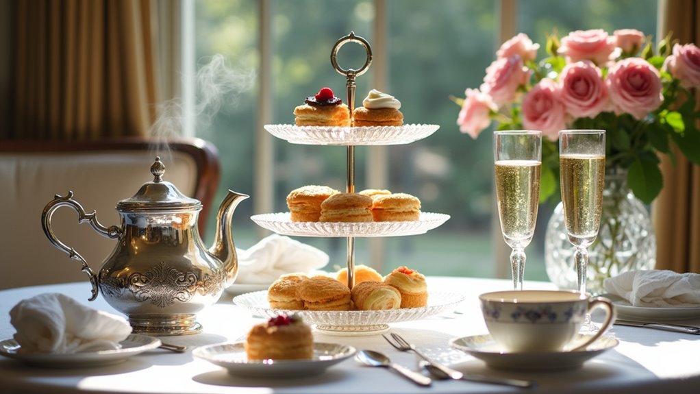luxurious london afternoon tea