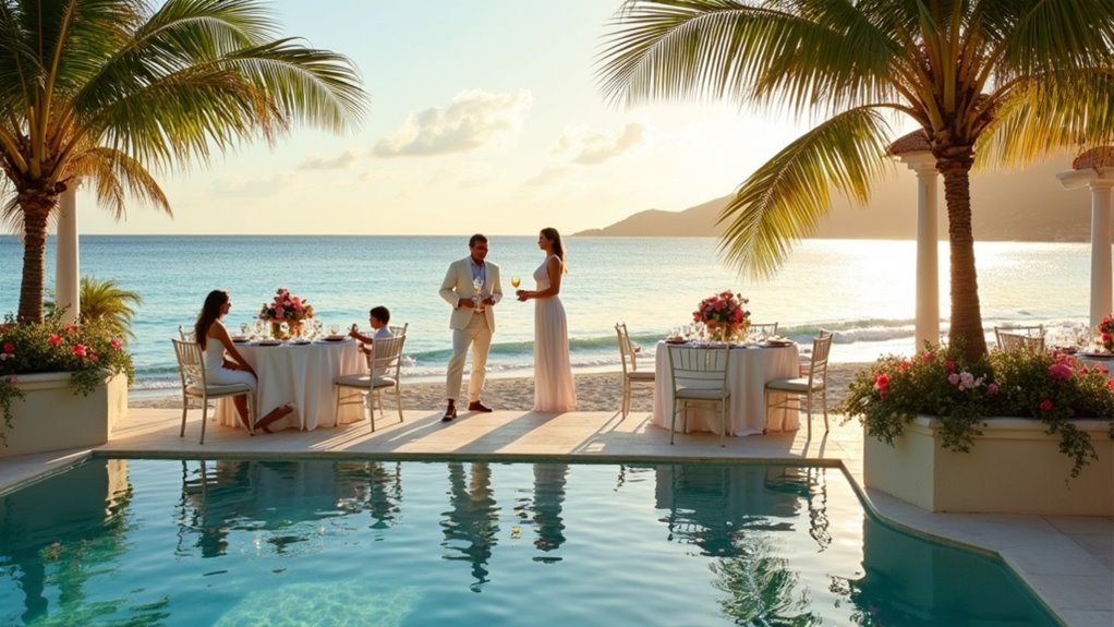 luxury beachfront family christmas