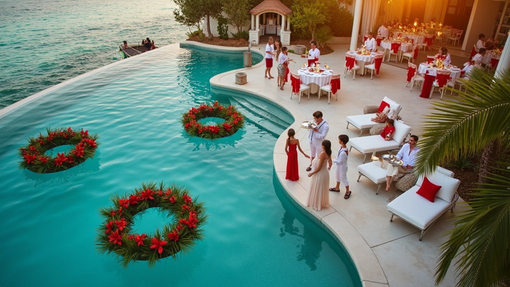 luxury caribbean christmas celebrations