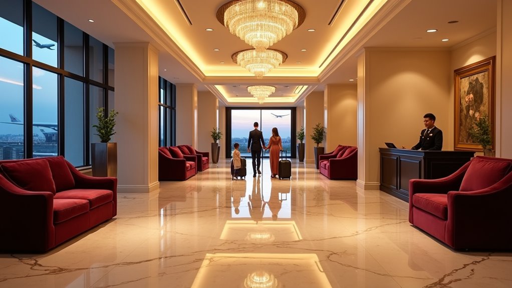 luxury family airport hotel